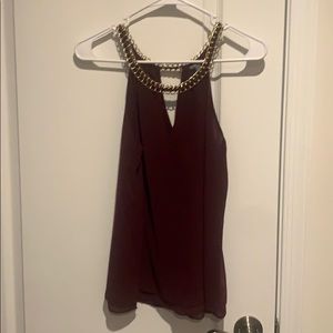 Maroon blouse from Charlotte Russe